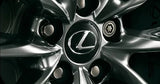 Genuine Lexus Japan 2019-2025 ES Premium Wheel Locks Set (Black Chrome)