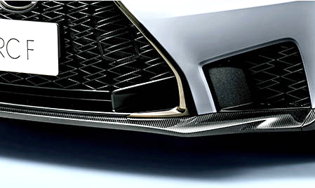Genuine Lexus Japan 2020-2025 RC-F Performance Package CFRP Carbon Front Spoiler Set