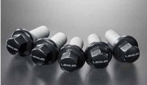 Genuine Lexus Japan 2024-2026 LBX Wheel Hub Bolt Set with Lexus Logo (SET OF 20)