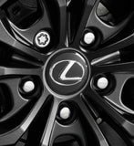 Genuine Lexus Japan 2022-2025 NX Wheel Hub Bolts with Lexus Logo Including Wheel Locks Set