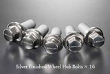 Genuine Lexus Japan 2022-2025 NX Wheel Hub Bolts with Lexus Logo Including Wheel Locks Set