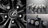 Genuine Lexus Japan 2022-2025 NX Wheel Hub Bolts with Lexus Logo Including Wheel Locks Set
