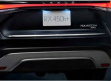 Genuine Lexus Japan 2023-2026 RX Rear Gate Lower Chrome Garnish