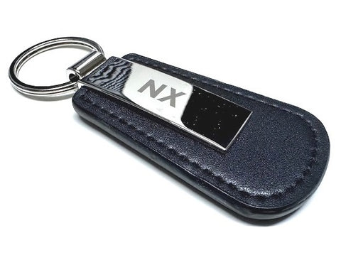 Lexus NX Chrome Leather Key Ring