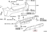 Genuine Lexus Japan 2020-2025 RC-F Factory Painted Rear Diffuser