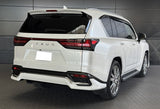 Genuine Lexus Japan 2022-2026 LX Factory Painted Rear Skirts with Chrome Garnish