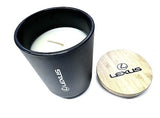 Lexus Luxury Jasmine Scented Candle with Bamboo Lid
