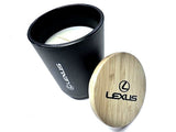 Lexus Luxury Jasmine Scented Candle with Bamboo Lid
