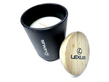 Lexus Luxury Jasmine Scented Candle with Bamboo Lid