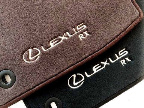 Genuine Lexus 2016-2022 RX/RX-L Textile Carpet Floor Mat Set for RHD