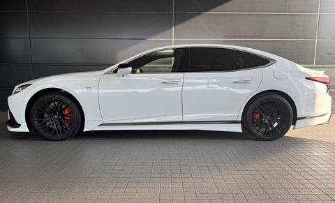 TRD JAPAN 2021-2025 Lexus LS 500/500h F-Sport Factory Painted Side Skirts