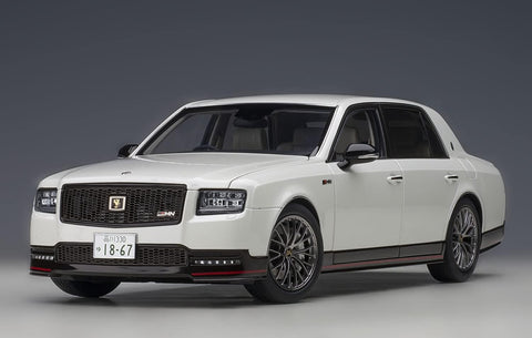 Toyota Century GRMN Sedan 1/18 Scale Diecast Model Car (White)