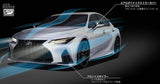 TRD JAPAN 2021-2025 Lexus IS F-Sport Factory Painted Side Skirts