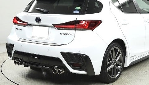 TRD JAPAN 2018-2020 Lexus CT Rear Diffuser Kit (UNPAINTED) and Dual Exhaust System