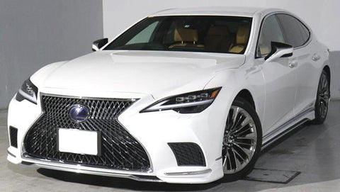 Genuine Lexus Japan 2021-2025 LS 500/500h Factory Painted Front Spoiler with Chrome Garnish