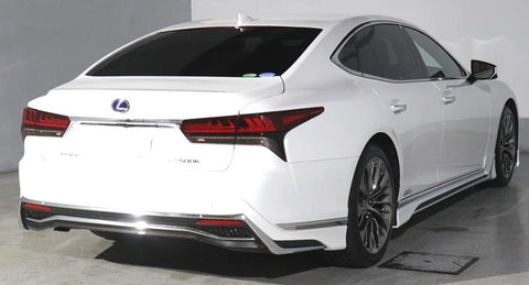 Genuine Lexus Japan 2021-2025 LS 500/500h Factory Painted Rear Skirt with Chrome Garnish