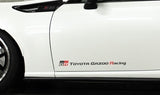 Genuine Toyota Japan 2020-2025 GR Toyota Gazoo Racing Graphic Sticker Decal (Black)