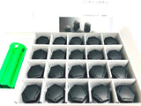 Genuine Lexus Japan 2022-2025 NX Matte Black Hub Bolt Caps with Lexus Logo (SET OF 20)