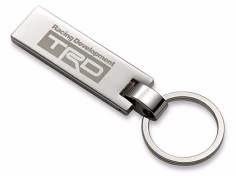 TRD JAPAN Chrome Metal Key Ring