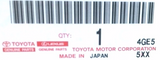 Genuine Lexus Japan 2015-2021 NX Premium Side Window Visor Set